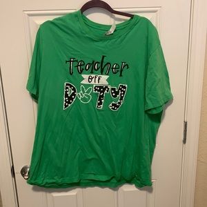Plus Size Teacher Tee Teacher Off Duty